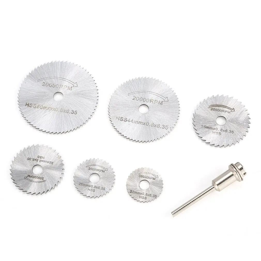 6 Pcs Rotary Drill Saw Blades HSS Saw Disc Wheel Cutting Blades Straight Shank Mandrel for Drills Rotary Tools
6 Pcs Rotary Drill Saw Blades HSS Saw Disc Wheel Cutting Blades Straight Shank Mandrel for Drills Rotary Tools