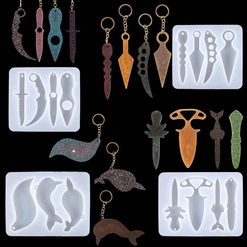 Self Defense Keychain Silicone Epoxy Resin Mold DIY Pendant Jewelry Crafts Making Tools
Self Defense Keychain Silicone Epoxy Resin Mold DIY Pendant Jewelry Crafts Making Tools