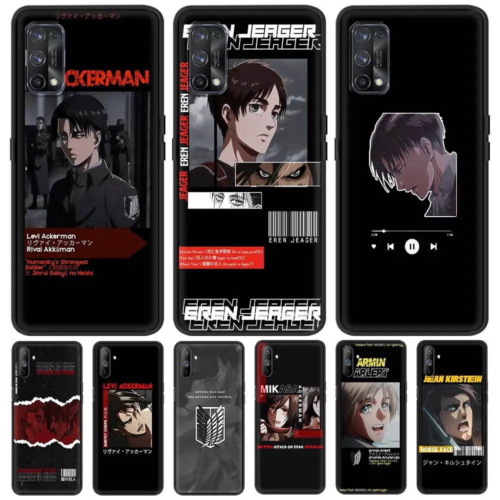 Silicone Luxury Case for Realme 6 7 Pro C3 5 XT X50 C15 C11 7i GT Neo C25 C21 C20 Black Soft Phone Cover Attack On Titan Anime
Silicone Luxury Case for Realme 6 7 Pro C3 5 XT X50 C15 C11 7i GT Neo C25 C21 C20 Black Soft Phone Cover Attack On Titan Anime