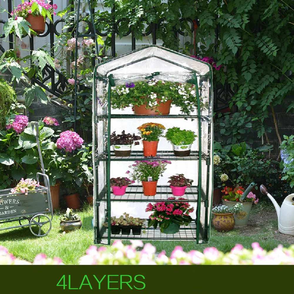 Mini Greenhouse 155x69x49CM Four Floors Green Household Plant Garden Warm Room PVC Garden Warm Room
Mini Greenhouse 155x69x49CM Four Floors Green Household Plant Garden Warm Room PVC Garden Warm Room