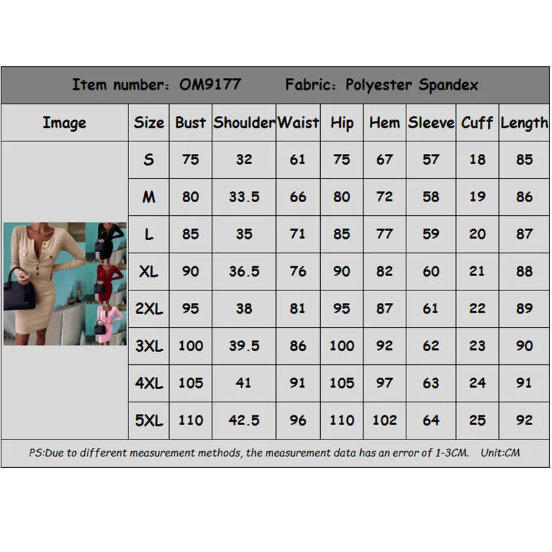 OL Dresses O Neck Button Long Sleeve Women's Dress Woman Female Party Elegant Summer Bodycon Casual Clothing
OL Dresses O Neck Button Long Sleeve Women's Dress Woman Female Party Elegant Summer Bodycon Casual Clothing