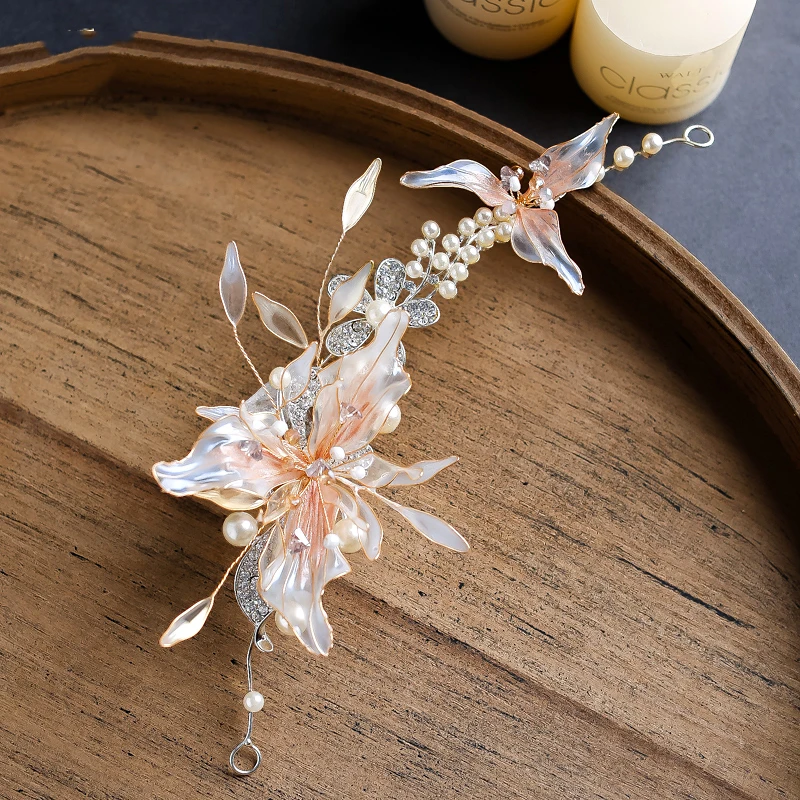 HIMSTORY Wedding Flower Hair Bride Head Ornaments Pearl Headdress Accessories Bridal Floral Women's Jewelry
HIMSTORY Wedding Flower Hair Bride Head Ornaments Pearl Headdress Accessories Bridal Floral Women's Jewelry