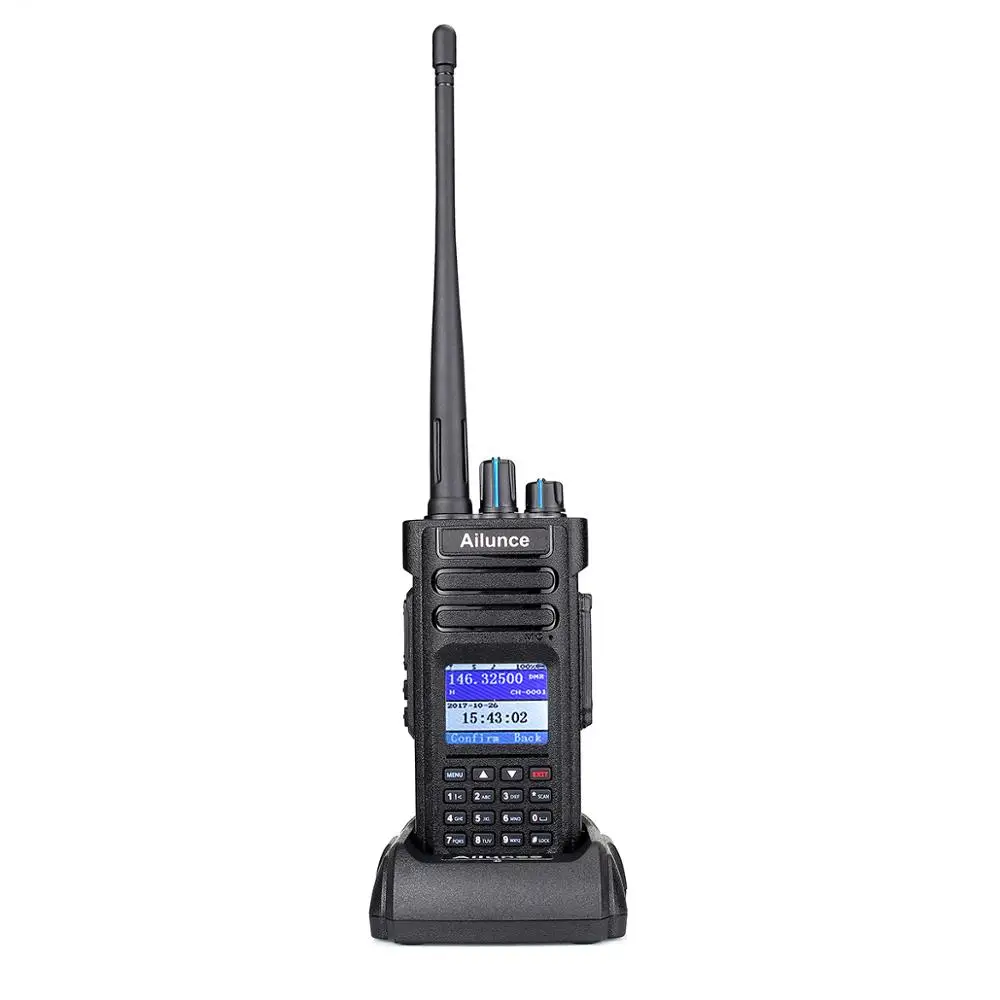 Ailunce HD1 3000CH Walkie Talkie DMR Digital Ham Two way Radio 10W Waterproof program GPS walkie talkie
Ailunce HD1 3000CH Walkie Talkie DMR Digital Ham Two way Radio 10W Waterproof program GPS walkie talkie