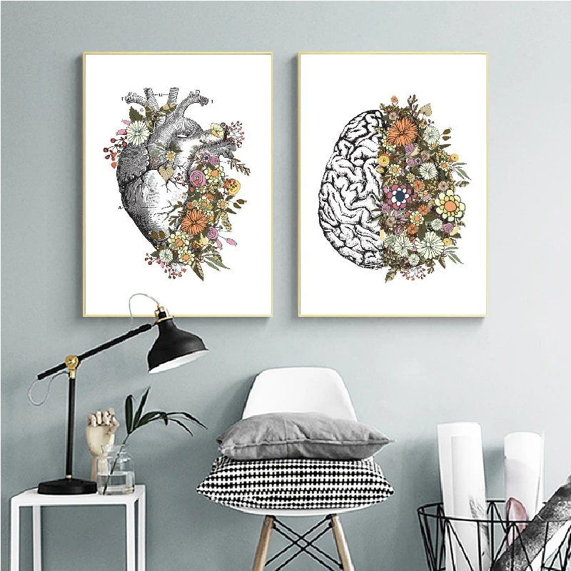 Canvas Pictures Vintage Anatomy Heart Brain Nordic Style Wall Art Paintings Modern Home Prints Poster Modular Clinic Decor
Canvas Pictures Vintage Anatomy Heart Brain Nordic Style Wall Art Paintings Modern Home Prints Poster Modular Clinic Decor