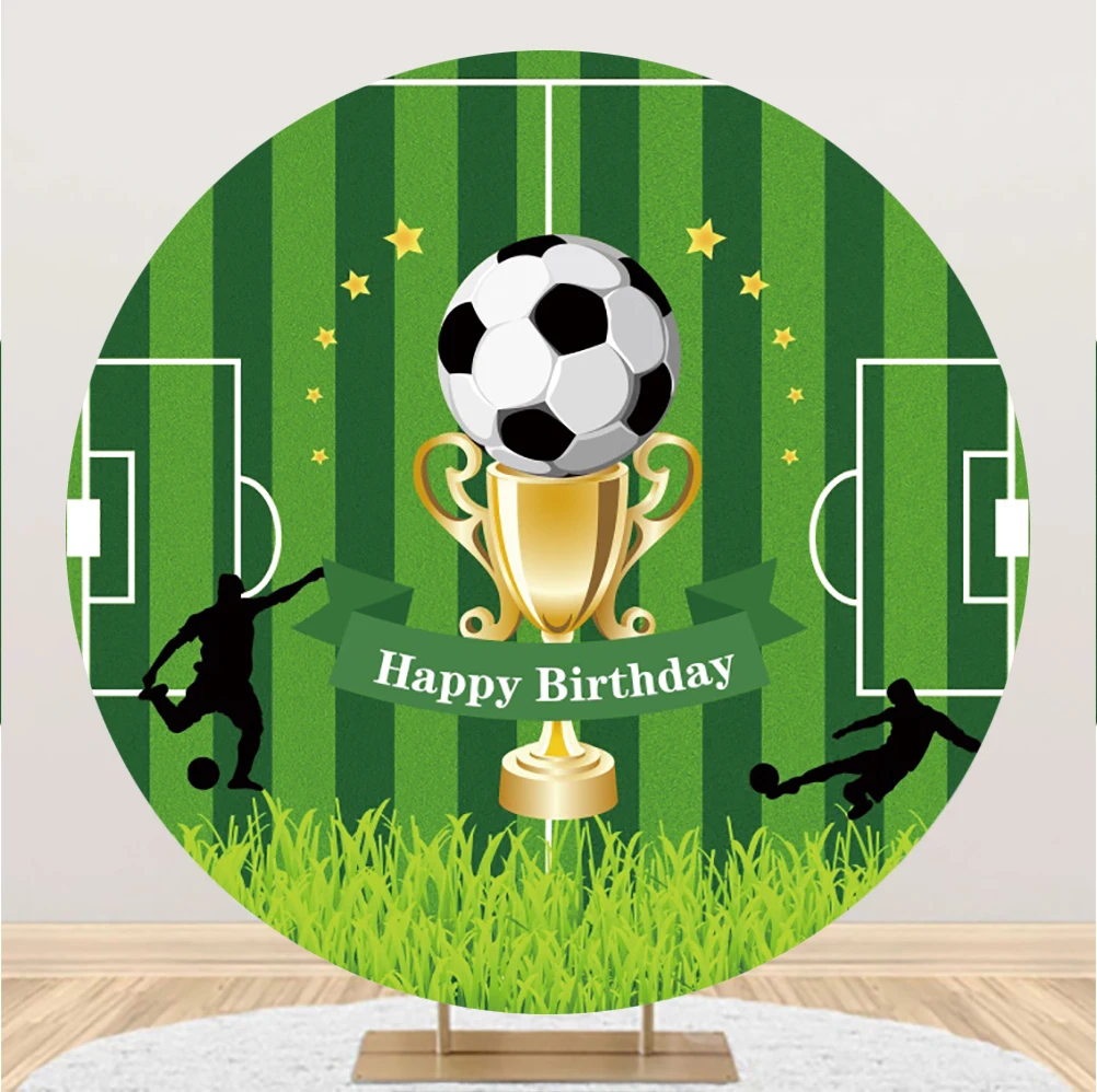 Happy Birthday Background Circle Round Photography Backdrop Baby Boy Adult Football Match Baby Shower Party Elastic Cover Banner
Happy Birthday Background Circle Round Photography Backdrop Baby Boy Adult Football Match Baby Shower Party Elastic Cover Banner