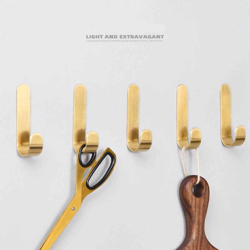 Punch-Free Brass Hangers Nordic style Decorative Pendants Clothes Hanging Door Hooks Bathroom Accessories
Punch-Free Brass Hangers Nordic style Decorative Pendants Clothes Hanging Door Hooks Bathroom Accessories