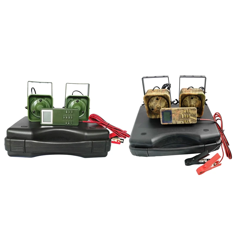 Hunting Decoy Mp3 Bird Caller Sounds Player Built-In 200 Bird Voice Hunting Decoy 2 Players 50W Animal Caller for Hunting
Hunting Decoy Mp3 Bird Caller Sounds Player Built-In 200 Bird Voice Hunting Decoy 2 Players 50W Animal Caller for Hunting