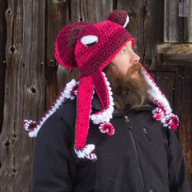 Octopus Adult Tentacle Hat Hand-woven Knitted Octopus Hat Christmas Halloween Costume Cosplay XR-Hot
Octopus Adult Tentacle Hat Hand-woven Knitted Octopus Hat Christmas Halloween Costume Cosplay XR-Hot