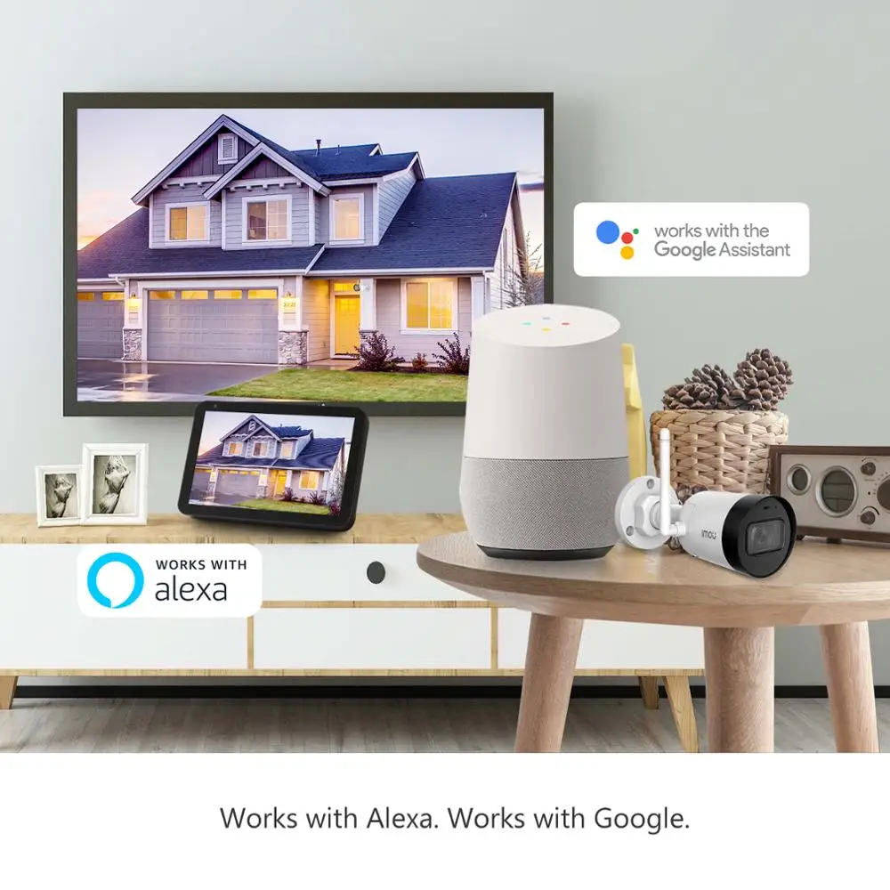 Набор камер Dahua imou для помещений и улицы Bullet Lite Cue 2C Wi-Fi IP-камера ночного видения