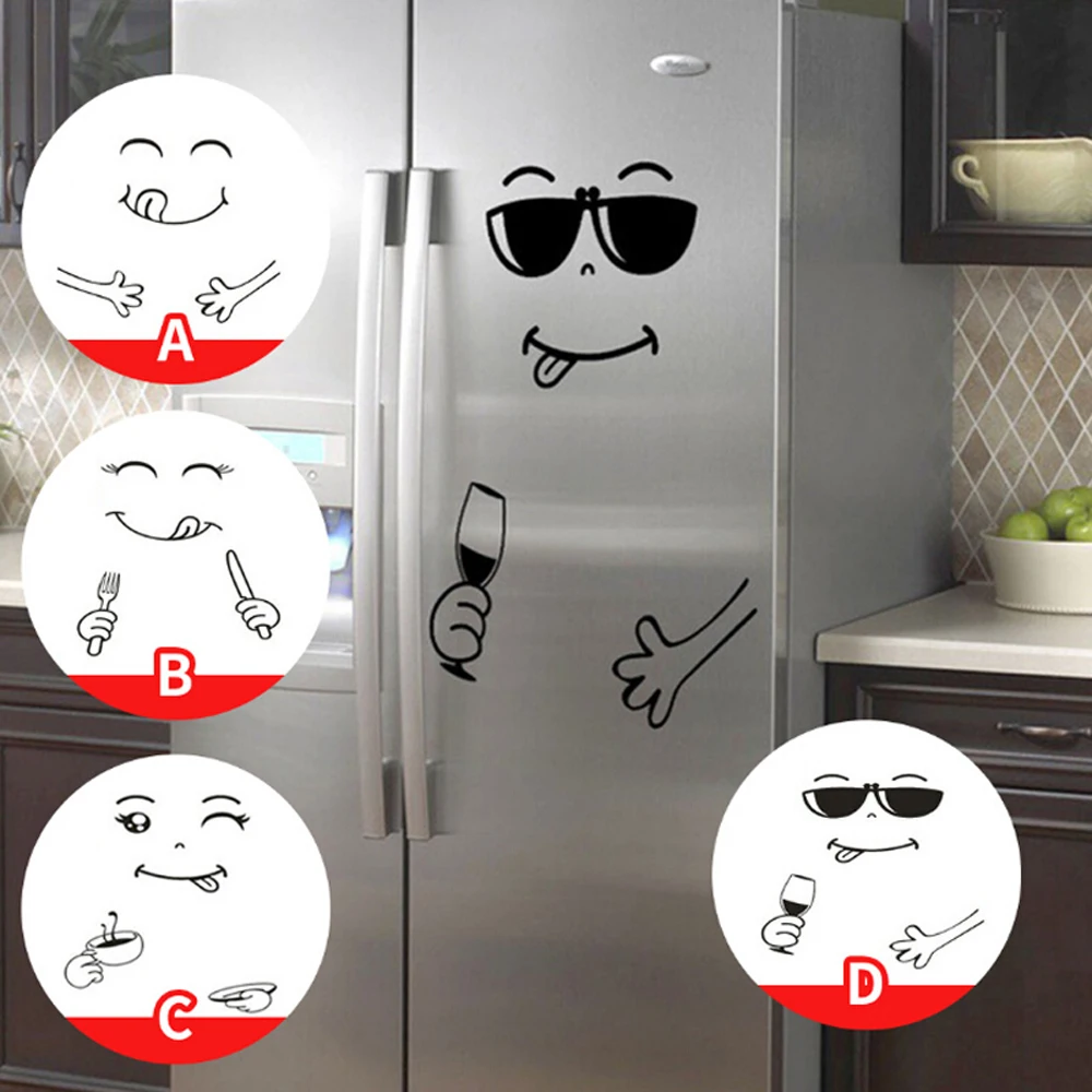 1Pcs Cute Sticker Fridge Happy Delicious Face Kitchen Fridge Wall Stickers Home Art
1Pcs Cute Sticker Fridge Happy Delicious Face Kitchen Fridge Wall Stickers Home Art