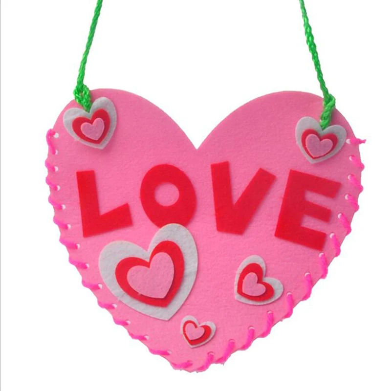 Handmade DIY Children Non-woven Heart Backpack Kindergarten Handmade Sewing Backpack For Making Material Box
Handmade DIY Children Non-woven Heart Backpack Kindergarten Handmade Sewing Backpack For Making Material Box