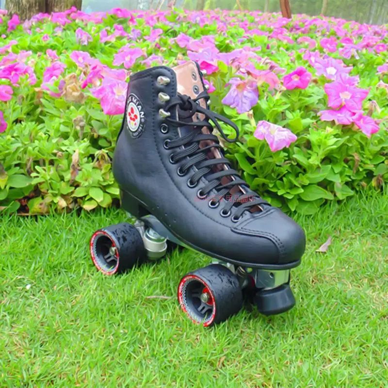 Double Row Roller Skates Leather Outdoor Beginner Quad Roller Skates Rollerblades for Adults Rollschuhe Sports Equipment DK50SS 
Double Row Roller Skates Leather Outdoor Beginner Quad Roller Skates Rollerblades for Adults Rollschuhe Sports Equipment DK50SS