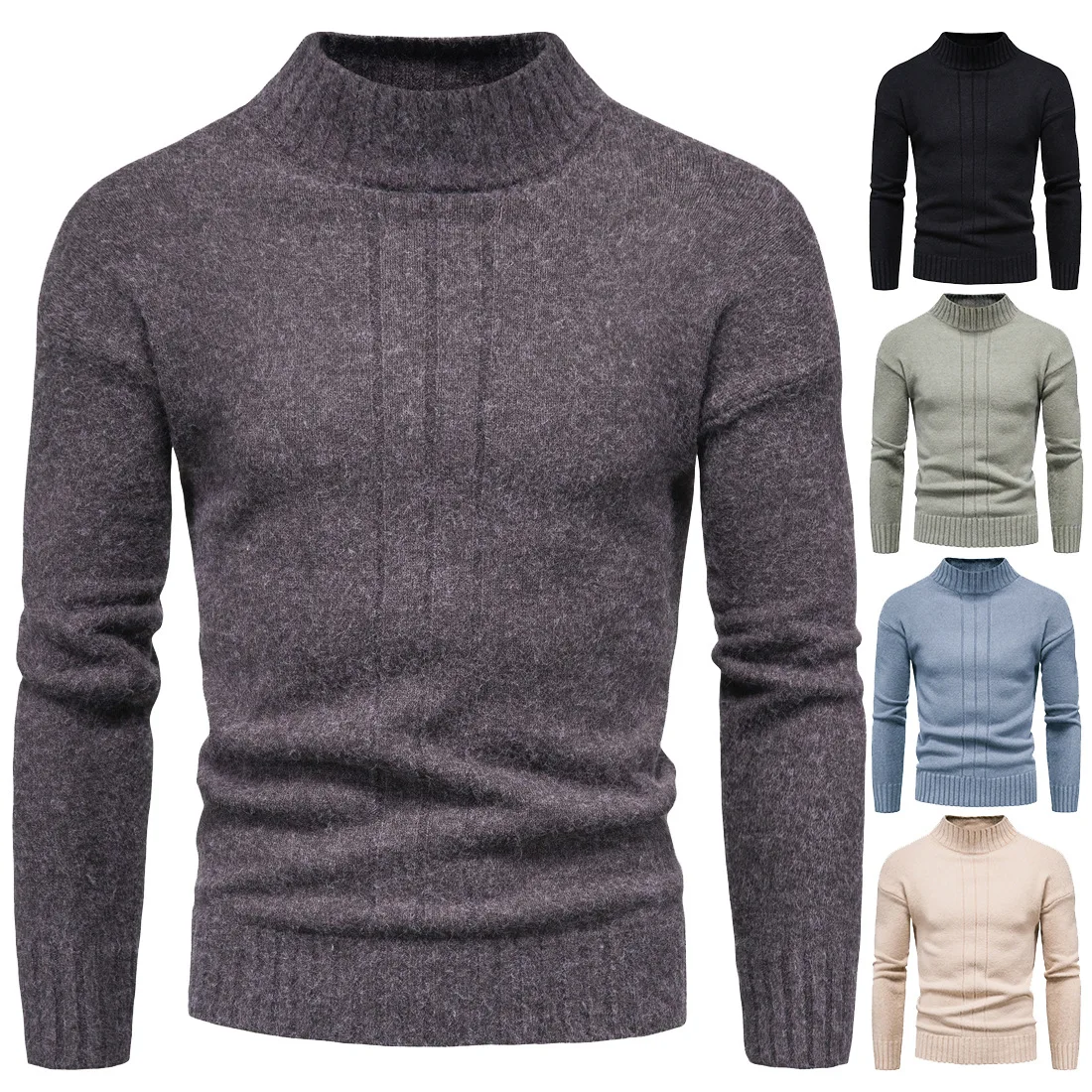 Autumn Winter Men's Sweater Knitted Long Sleeve O-neck Solid Warm Quality Loose Large Size Male Pullover Casual Style
Autumn Winter Men's Sweater Knitted Long Sleeve O-neck Solid Warm Quality Loose Large Size Male Pullover Casual Style