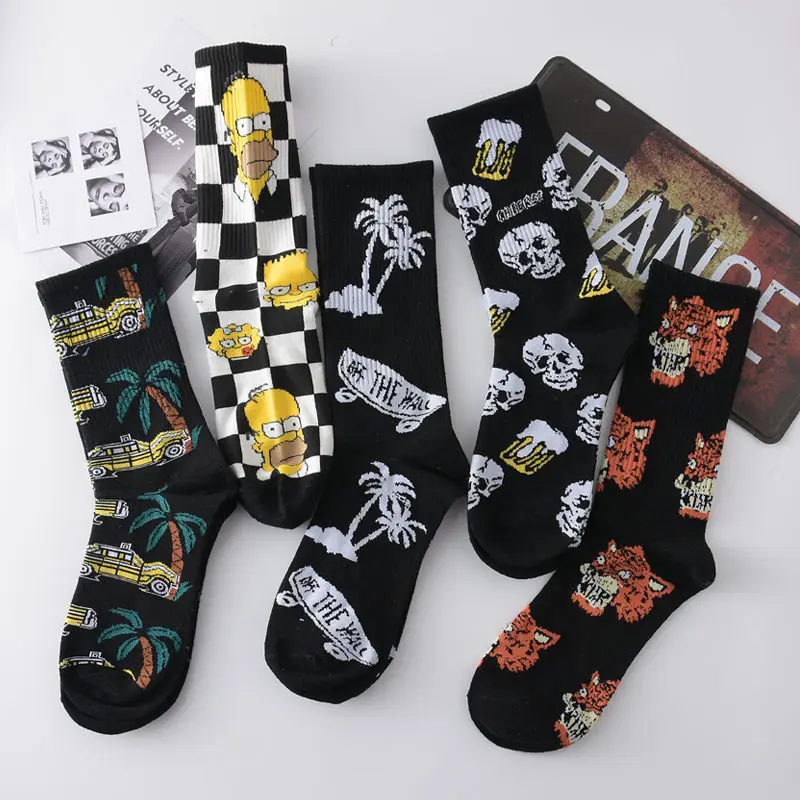 5 Pairs Funny Men Socks Cotton Casual Personality Design funny Hip Hop Streetwear Happy Socks for Men Woman big size socks
5 Pairs Funny Men Socks Cotton Casual Personality Design funny Hip Hop Streetwear Happy Socks for Men Woman big size socks