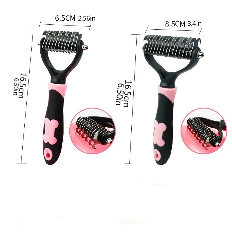 Pet Supplies Pet Hair Knot Knife Trimmer Combing Hair Removal Tool Double-sided Knot Knife Pet Grooming Supplies Dog Grooming
Pet Supplies Pet Hair Knot Knife Trimmer Combing Hair Removal Tool Double-sided Knot Knife Pet Grooming Supplies Dog Grooming