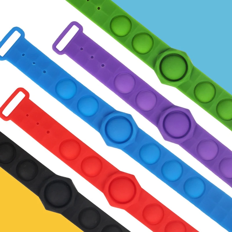 8 шт./компл. мягкой декомпрессии спортивный браслет палец браслет с пузырьками, игрушка для снятия стресса, ручной выталкивает мягкий силико... 
8 шт./компл. мягкой декомпрессии спортивный браслет палец браслет с пузырьками, игрушка для снятия стресса, ручной выталкивает мягкий силико...