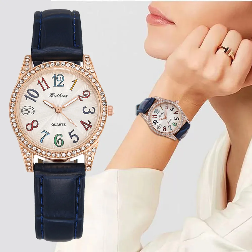 Luxury Diamond Fashion Women Watches Elegant Ladies Quartz Wristwatches 2021 Simple Number Female Leather Clock Reloj De Mujer
Luxury Diamond Fashion Women Watches Elegant Ladies Quartz Wristwatches 2021 Simple Number Female Leather Clock Reloj De Mujer