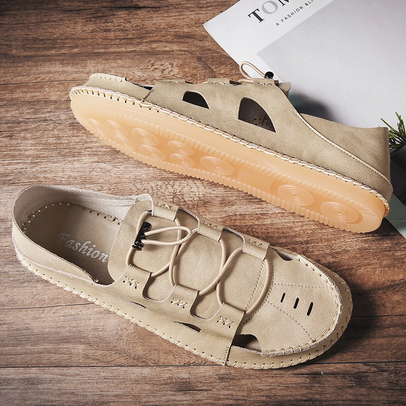 Black Sandals Men Sandali Uomo Sandalet Erkek Mens Sandals Outdoor Slide Men Shoes Beach Sandalias Romanas Summer Leather Casual
Black Sandals Men Sandali Uomo Sandalet Erkek Mens Sandals Outdoor Slide Men Shoes Beach Sandalias Romanas Summer Leather Casual