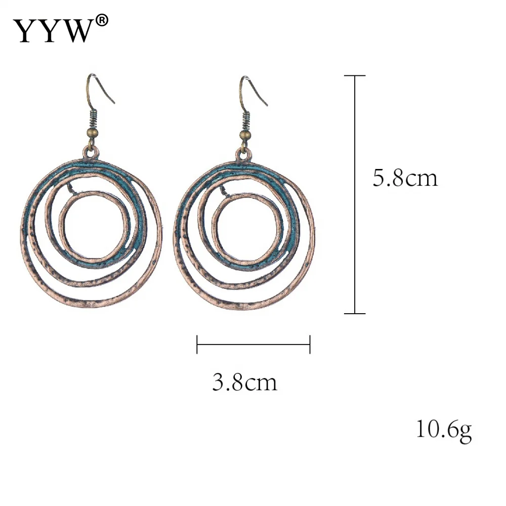 Simple Double Size Circle Ring Earrings Retro Metal Earrings Personality Exaggerated Earrings Fashionable All-Match Earrings 
Simple Double Size Circle Ring Earrings Retro Metal Earrings Personality Exaggerated Earrings Fashionable All-Match Earrings