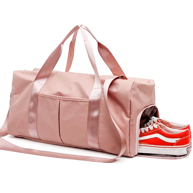 Oxford Pink Duffle Bag Waterproof Women's Travel Bags Weekend Fitness Women Sport Bags Female Luggage Bag for Women
Oxford Pink Duffle Bag Waterproof Women's Travel Bags Weekend Fitness Women Sport Bags Female Luggage Bag for Women