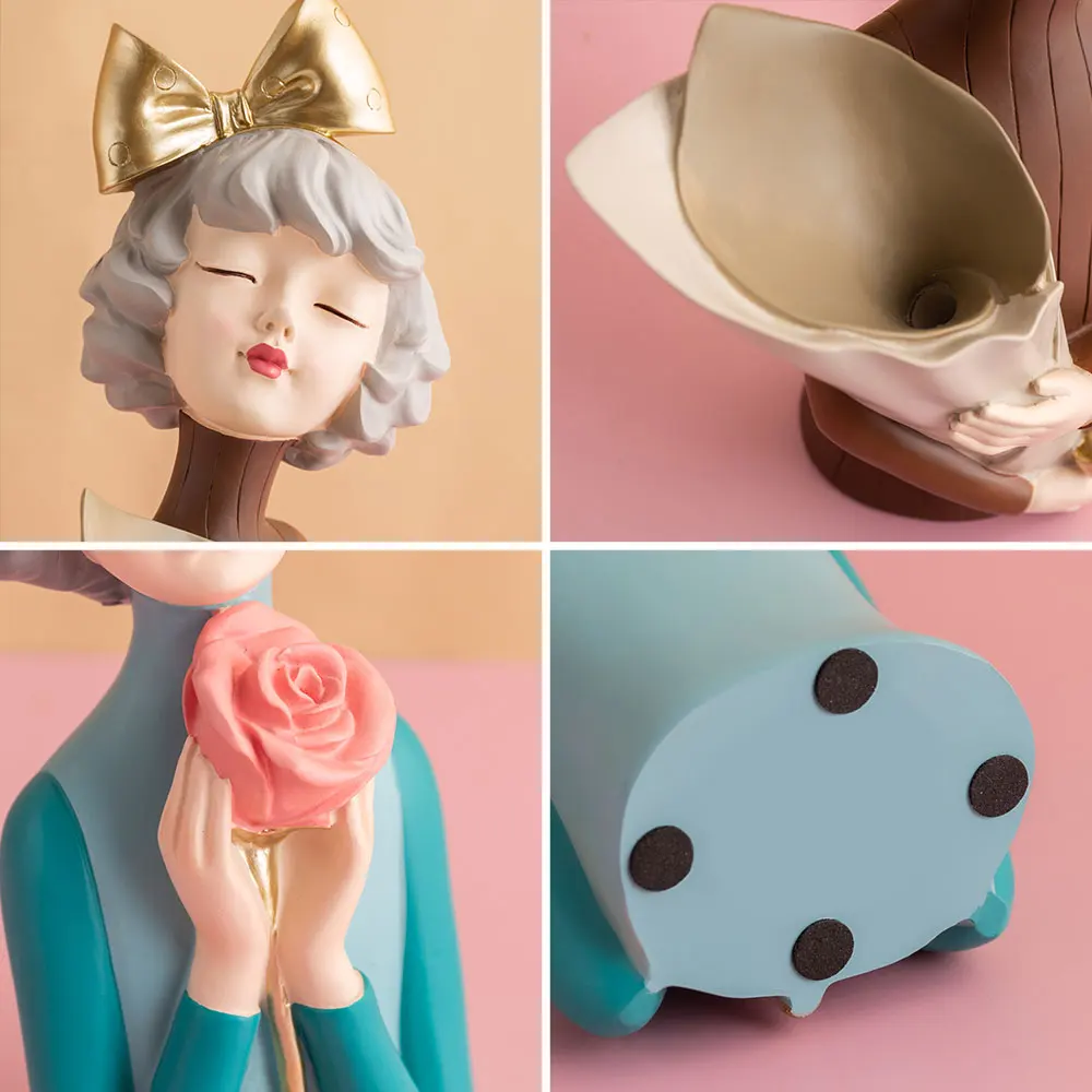 Cute Resin Modern Girl Statue Home Decor Furnishing Crafts Decoration Accessories Cafe Room Table Figurines fairy Ornaments Gift
Cute Resin Modern Girl Statue Home Decor Furnishing Crafts Decoration Accessories Cafe Room Table Figurines fairy Ornaments Gift