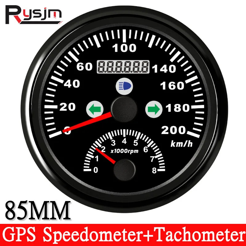 New Universal 2 IN 1 GPS Speedometer Odometer Tachometer with GPS Antenna for Boat Car Motorcycle Multi-functional Digital Gaug 
New Universal 2 IN 1 GPS Speedometer Odometer Tachometer with GPS Antenna for Boat Car Motorcycle Multi-functional Digital Gaug