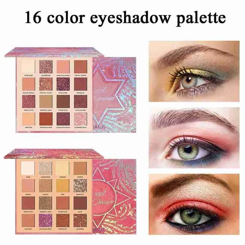 16 Colors Pearly Sequins Eyeshadow Desert Rose Not Long-lasting Easy Color Blooming Palette Waterproof To Eyeshadow U6R7
16 Colors Pearly Sequins Eyeshadow Desert Rose Not Long-lasting Easy Color Blooming Palette Waterproof To Eyeshadow U6R7