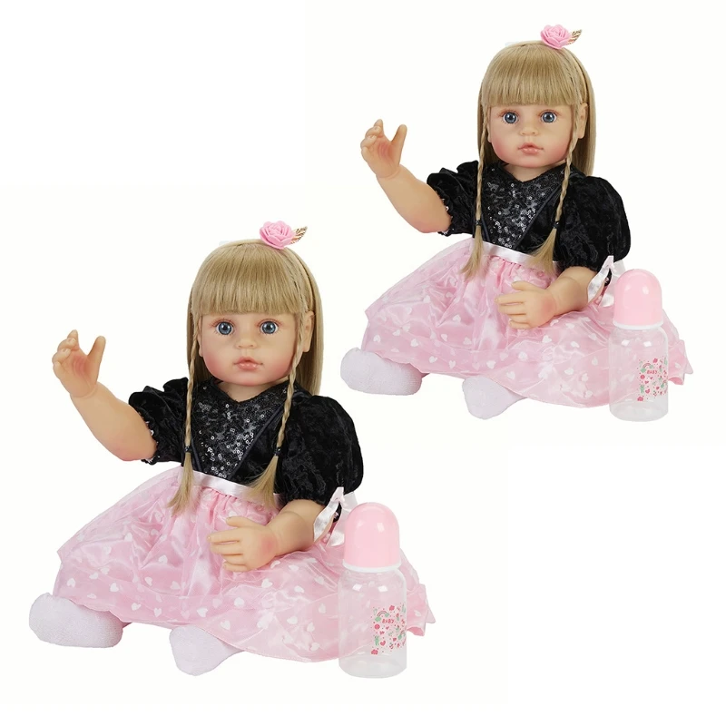 H55B 19/22 ''RebornDoll для девочек, Интерактивная развивающая мягкая силиконовая кукла на все тело
H55B 19/22 ''RebornDoll для девочек, Интерактивная развивающая мягкая силиконовая кукла на все тело