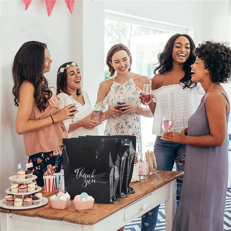 Boutiques Thank You Bags 12x15 Retail Shopping Bags Suitable For Gift Bags Parties Stores Clothes Bags 10pcs Reusable Blackbags 
Boutiques Thank You Bags 12x15 Retail Shopping Bags Suitable For Gift Bags Parties Stores Clothes Bags 10pcs Reusable Blackbags