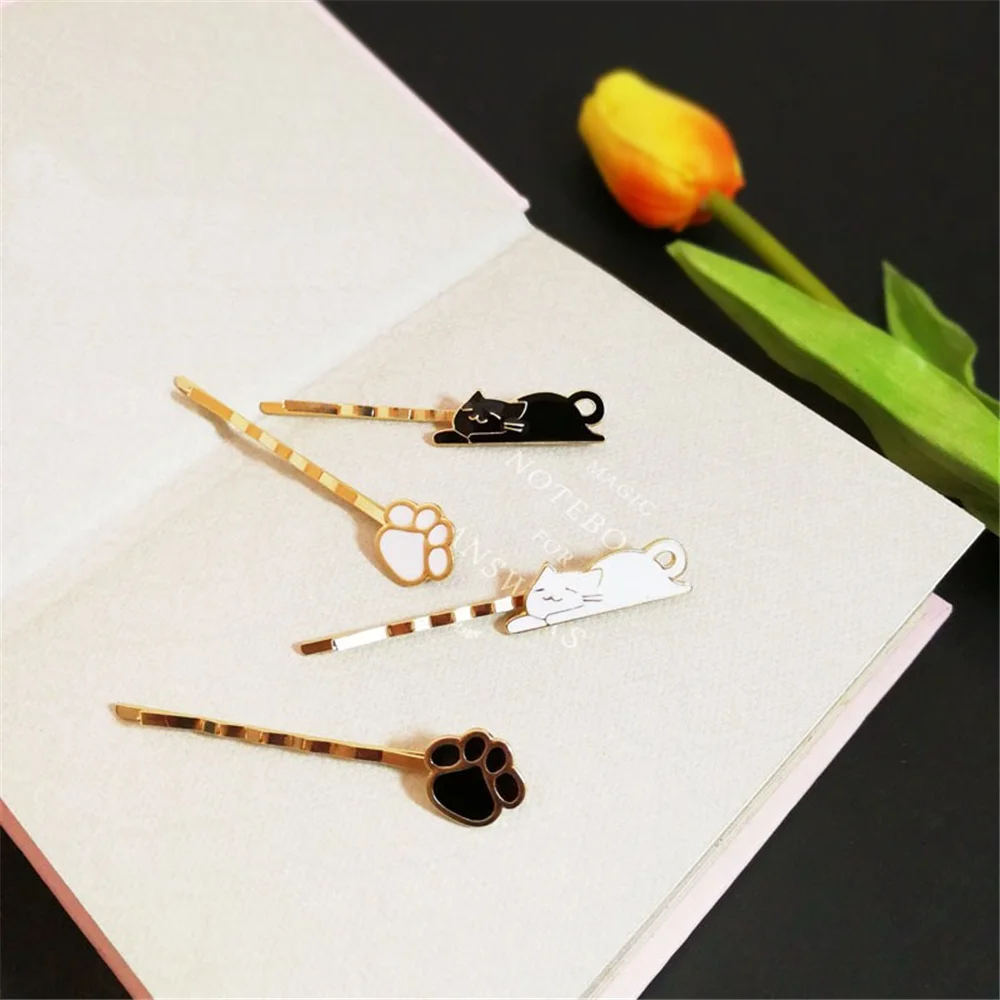 1pcs Cat Paw Shape Hairpins Super Cute Hair Bangs Side Clips High Quality Alloy Barrettes Women Girls Hair Accessories Wholesale
1pcs Cat Paw Shape Hairpins Super Cute Hair Bangs Side Clips High Quality Alloy Barrettes Women Girls Hair Accessories Wholesale