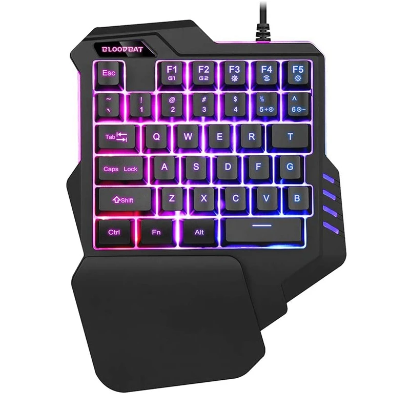 HOT-Yougui USB One-Handed Gaming Keyboard-G92 Wired Gaming Keyboard with RGB Backlight 35 Keys
HOT-Yougui USB One-Handed Gaming Keyboard-G92 Wired Gaming Keyboard with RGB Backlight 35 Keys