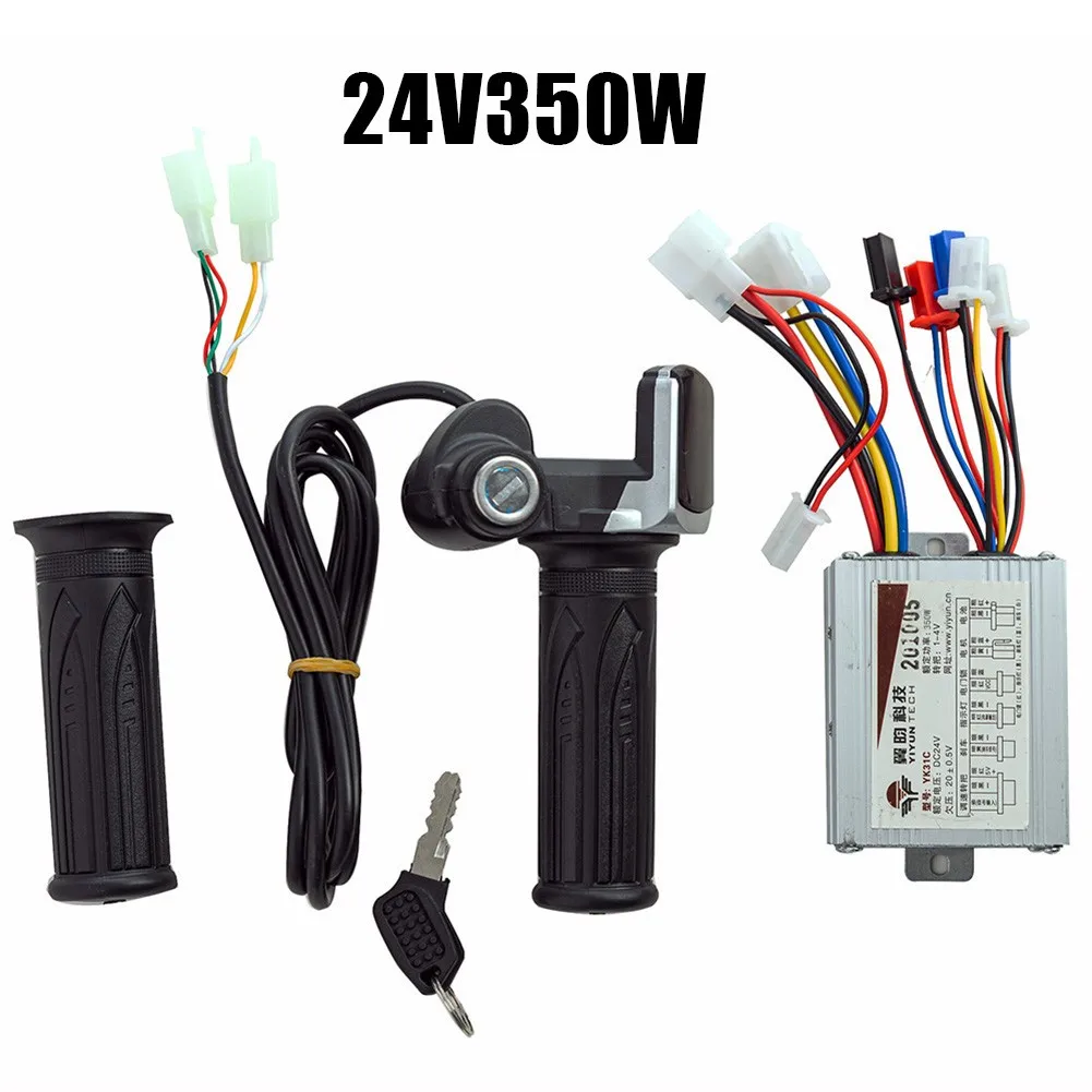 24/36/48V 250/350/500/1000W E-Bicyle Scooter Steel Brushled Throttle Grip Inteligent Dual Modes Controller Black+Silver Brushe
24/36/48V 250/350/500/1000W E-Bicyle Scooter Steel Brushled Throttle Grip Inteligent Dual Modes Controller Black+Silver Brushe