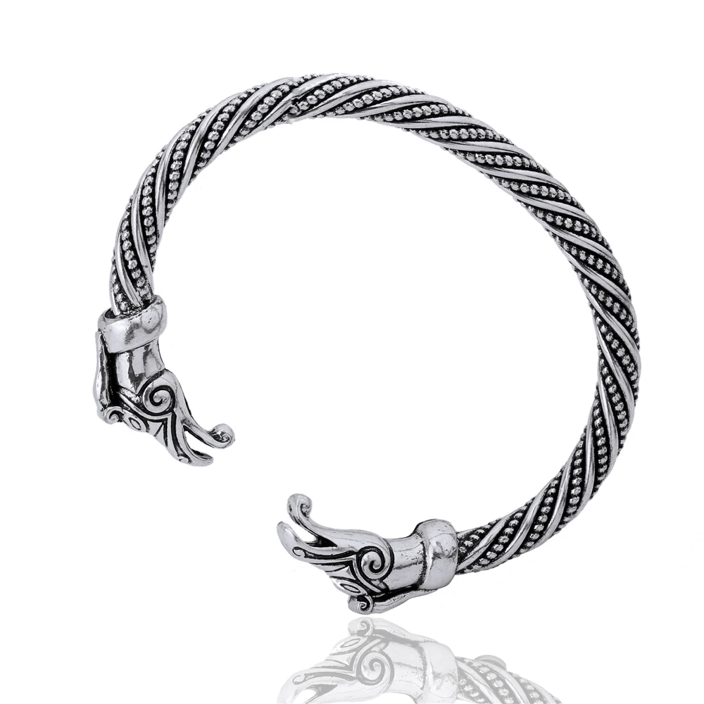 Fishhook Retro Open Fenrir Ethnic Wicca Pagan Dragon Head Bracelets Boho Vintage Viking Jewelry Women Cuff Bangle Wristband
Fishhook Retro Open Fenrir Ethnic Wicca Pagan Dragon Head Bracelets Boho Vintage Viking Jewelry Women Cuff Bangle Wristband