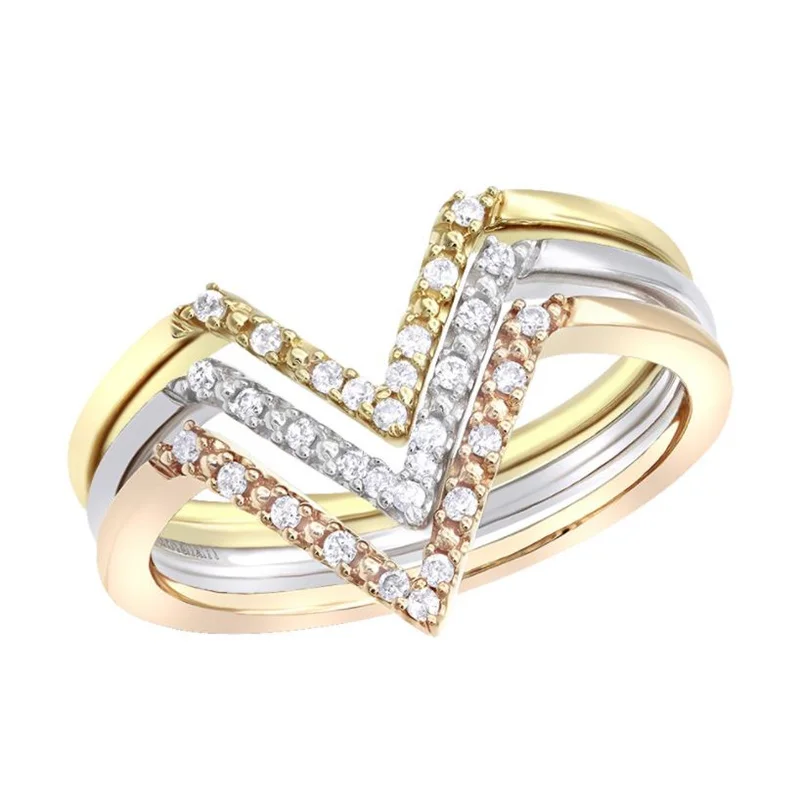 Hot Sale 3pc/set "V" Shape Three-Color Rhinestone Crown Ring Set For Women Fashion Rings Jewelry Hand Accessories Size 5-11
Hot Sale 3pc/set "V" Shape Three-Color Rhinestone Crown Ring Set For Women Fashion Rings Jewelry Hand Accessories Size 5-11