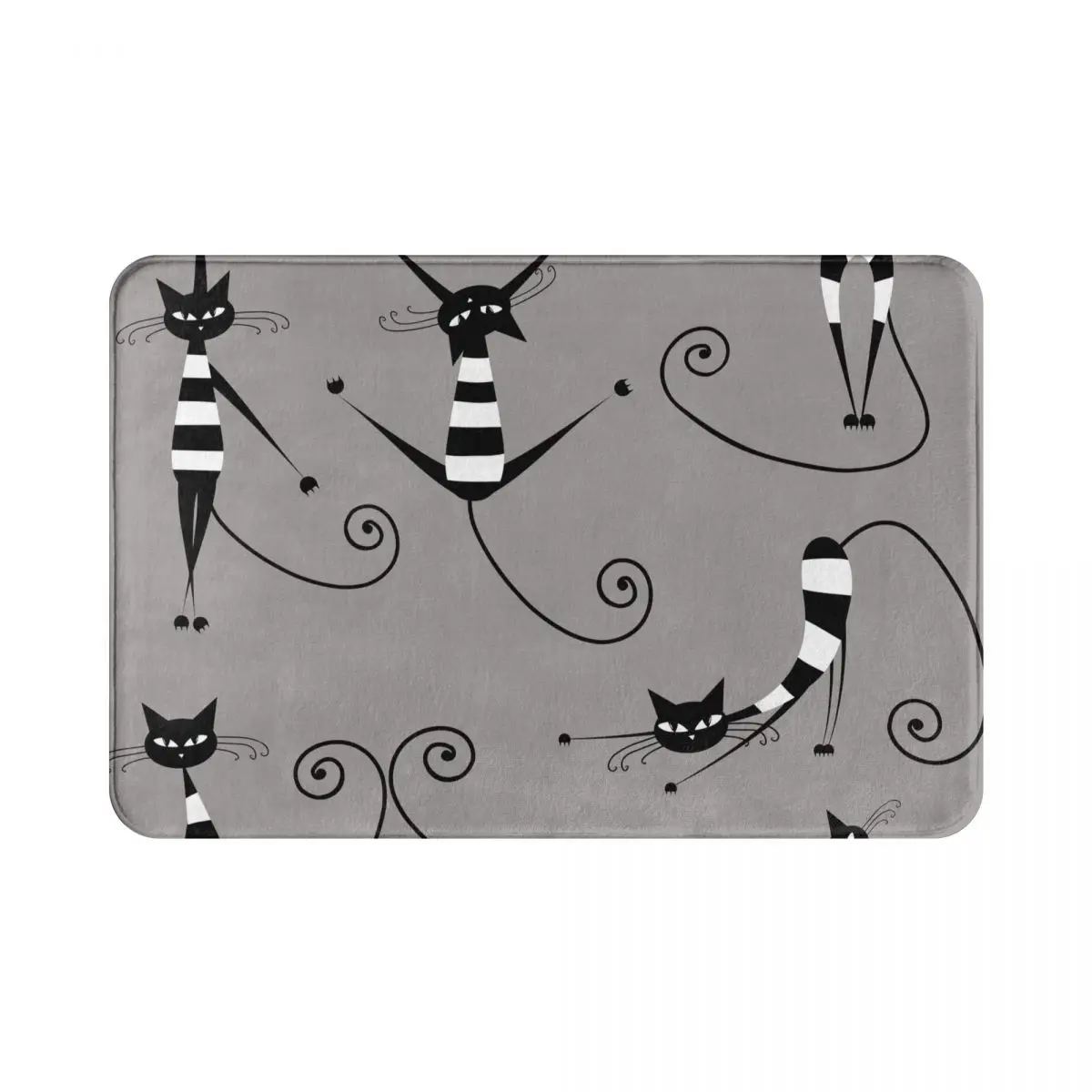 Kitchen Floor Mat Cool Cats Crazy Cats Decor Door Rugs for Living Room Anti-Slip Bath Mat Outdoor
Kitchen Floor Mat Cool Cats Crazy Cats Decor Door Rugs for Living Room Anti-Slip Bath Mat Outdoor