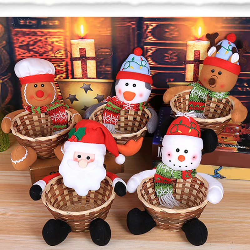 Merry Christmas Candy Storage Basket Decoration Santa Claus Storage Basket Christmas Candy Storage Basket Decoration
Merry Christmas Candy Storage Basket Decoration Santa Claus Storage Basket Christmas Candy Storage Basket Decoration