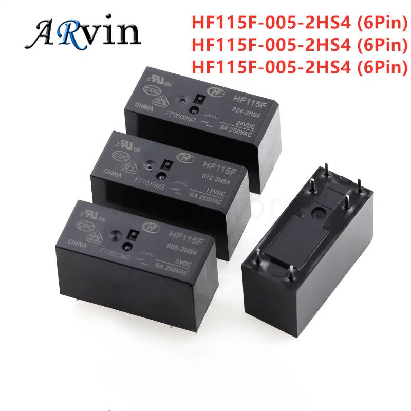 2PCS/Lot 100%New Relay HF115F-005-2HS4 HF115F 012-2HS4 HF115F 024-2HS4 HF115F-012-2HS4 HF115F 005 2HS4 5V 12V 24V 6PIN 8A
2PCS/Lot 100%New Relay HF115F-005-2HS4 HF115F 012-2HS4 HF115F 024-2HS4 HF115F-012-2HS4 HF115F 005 2HS4 5V 12V 24V 6PIN 8A