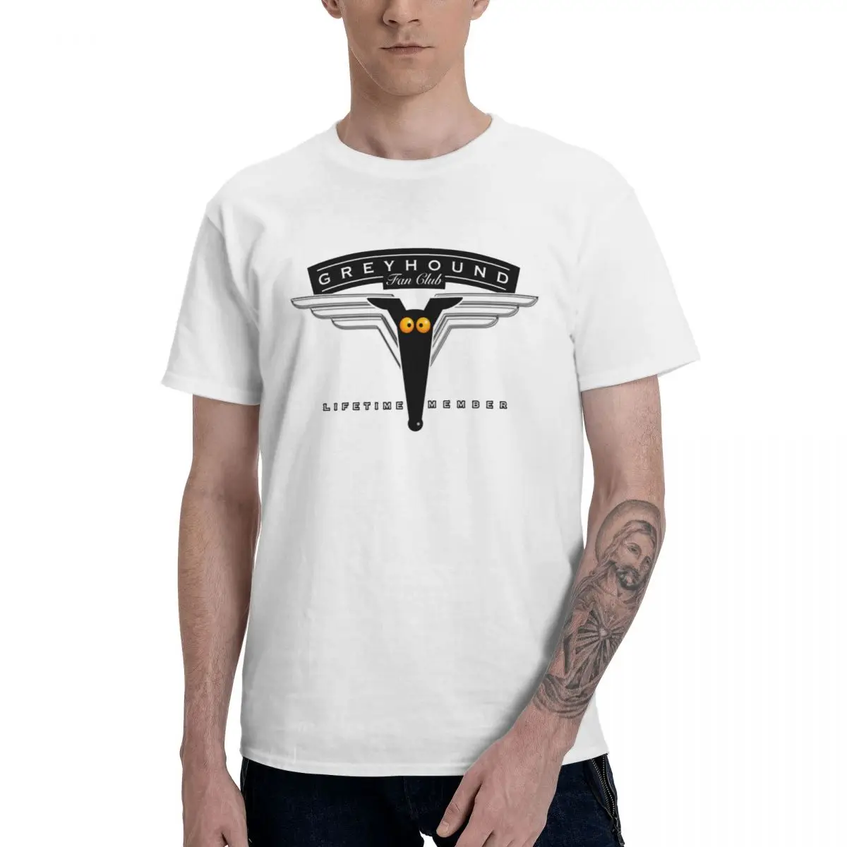 Greyhound Fan Club T Shirts 100% Cotton Crewneck Men T-Shirts Short Sleeve Plus Size Gift Tee Clothes Four Seasons US Size
Greyhound Fan Club T Shirts 100% Cotton Crewneck Men T-Shirts Short Sleeve Plus Size Gift Tee Clothes Four Seasons US Size
