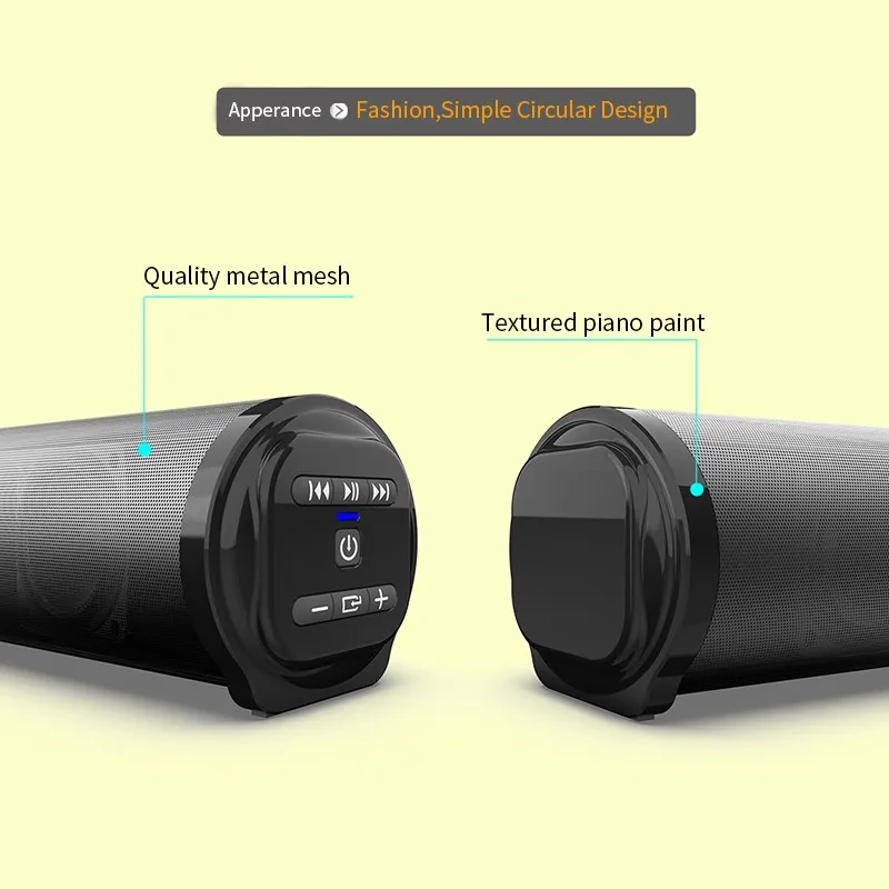 Bluetooth Speaker Portable Wireless Loudspeakers For Phone Computer Stereo Music Surround Waterproof Outdoor Speaker Box Package
Bluetooth Speaker Portable Wireless Loudspeakers For Phone Computer Stereo Music Surround Waterproof Outdoor Speaker Box Package