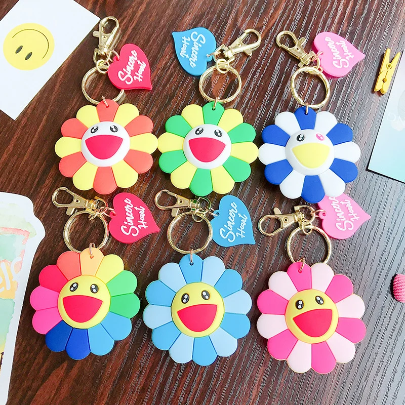 New creative cute cartoon new sun flower keychain car flower pendant decoration couple bag pendant jewelry gift wholesale
New creative cute cartoon new sun flower keychain car flower pendant decoration couple bag pendant jewelry gift wholesale