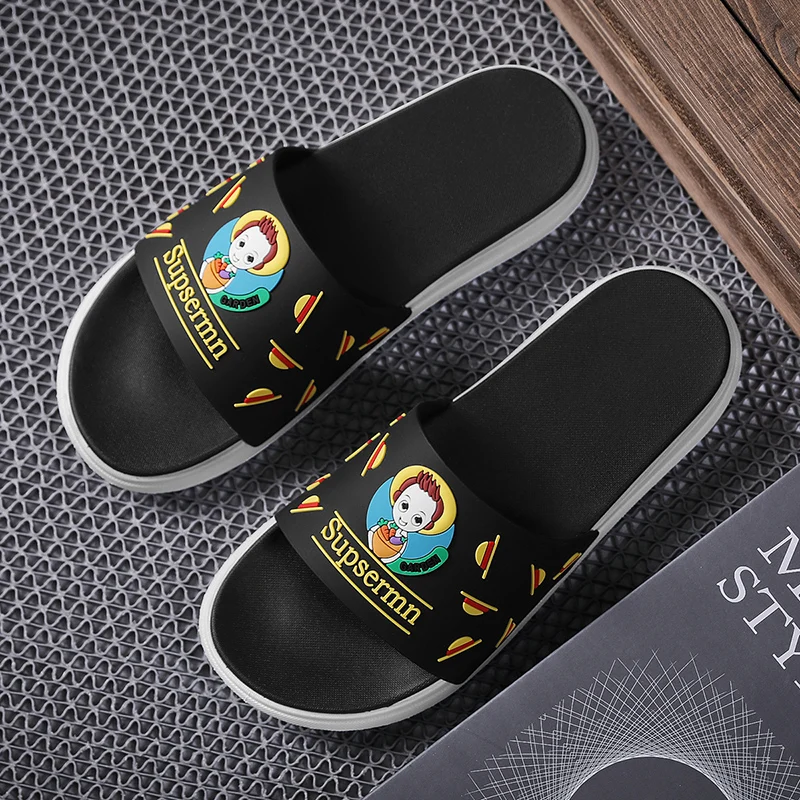 Summer New Style Indoor Soft-Soled Slippers, Household Beach Shoes, Couples Non-Slip Animation Casual Flat Sandals And Slippers 
Summer New Style Indoor Soft-Soled Slippers, Household Beach Shoes, Couples Non-Slip Animation Casual Flat Sandals And Slippers