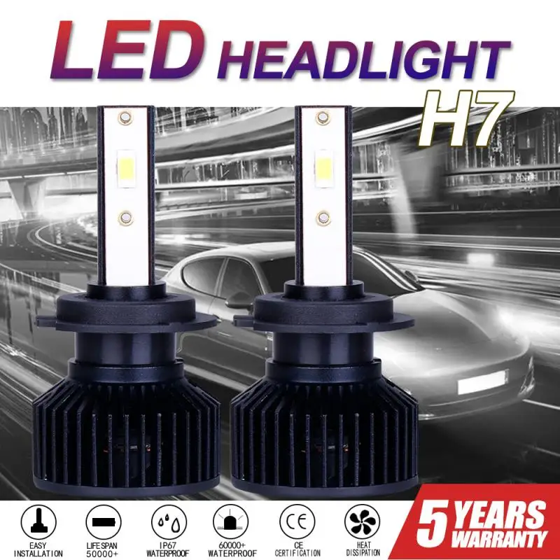 1Pcs H7 H11 H13 Car Headlight Bulb 9004 9005 9006 Led Headlight Bulb 6000K 7500LM 50000h Automobiles Auto Lamp
1Pcs H7 H11 H13 Car Headlight Bulb 9004 9005 9006 Led Headlight Bulb 6000K 7500LM 50000h Automobiles Auto Lamp