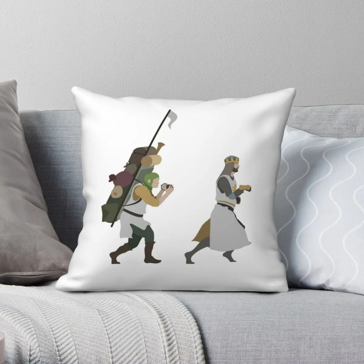 King Arthur Square Pillowcase Polyester Linen Velvet Pattern Zip Decor Room Cushion Cover 18"
King Arthur Square Pillowcase Polyester Linen Velvet Pattern Zip Decor Room Cushion Cover 18"