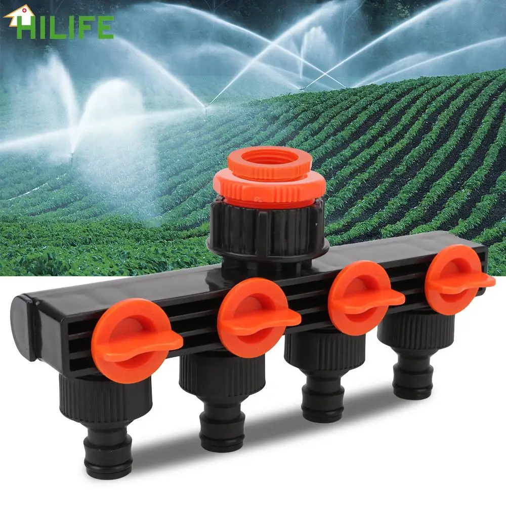 4 Way Hose Splitters 3/4" Watering Connector Distributor For Water Pipe Valve Splitter Hose Pipe Tap Connectors
4 Way Hose Splitters 3/4" Watering Connector Distributor For Water Pipe Valve Splitter Hose Pipe Tap Connectors