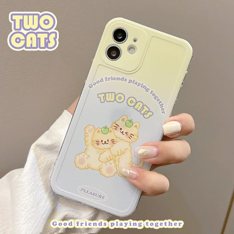 Cartoon Animal Two Cats Cases For iPhone 13 13mini 13Pro 13ProMax 12 12min 12Pro 12ProMax 11 11Pro 11ProMax SE2020 X XR XS
Cartoon Animal Two Cats Cases For iPhone 13 13mini 13Pro 13ProMax 12 12min 12Pro 12ProMax 11 11Pro 11ProMax SE2020 X XR XS