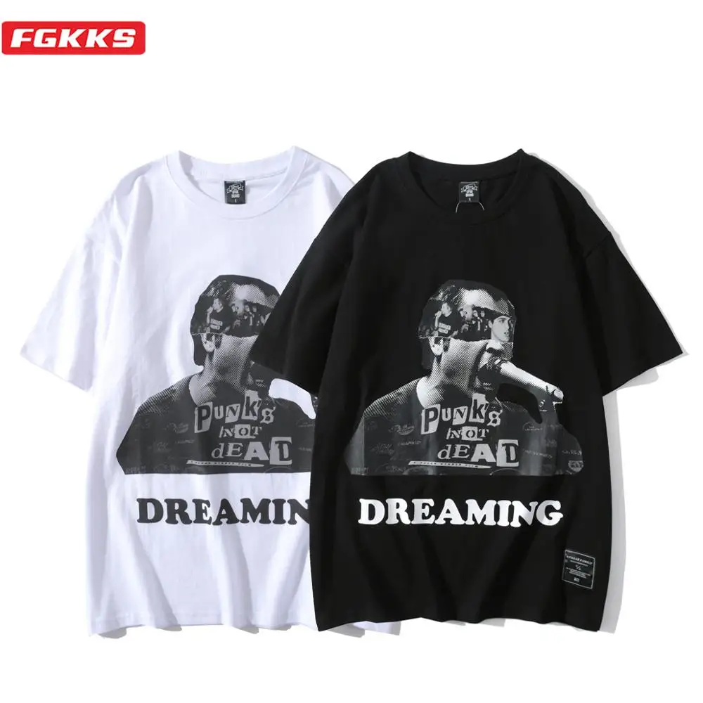 FGKKS Summer Men O-Neck T-Shirt Fashion Brand Men Trendy Hip Hop Tee Shirt Print Cotton Short Sleeve T Shirts Male Tops
FGKKS Summer Men O-Neck T-Shirt Fashion Brand Men Trendy Hip Hop Tee Shirt Print Cotton Short Sleeve T Shirts Male Tops