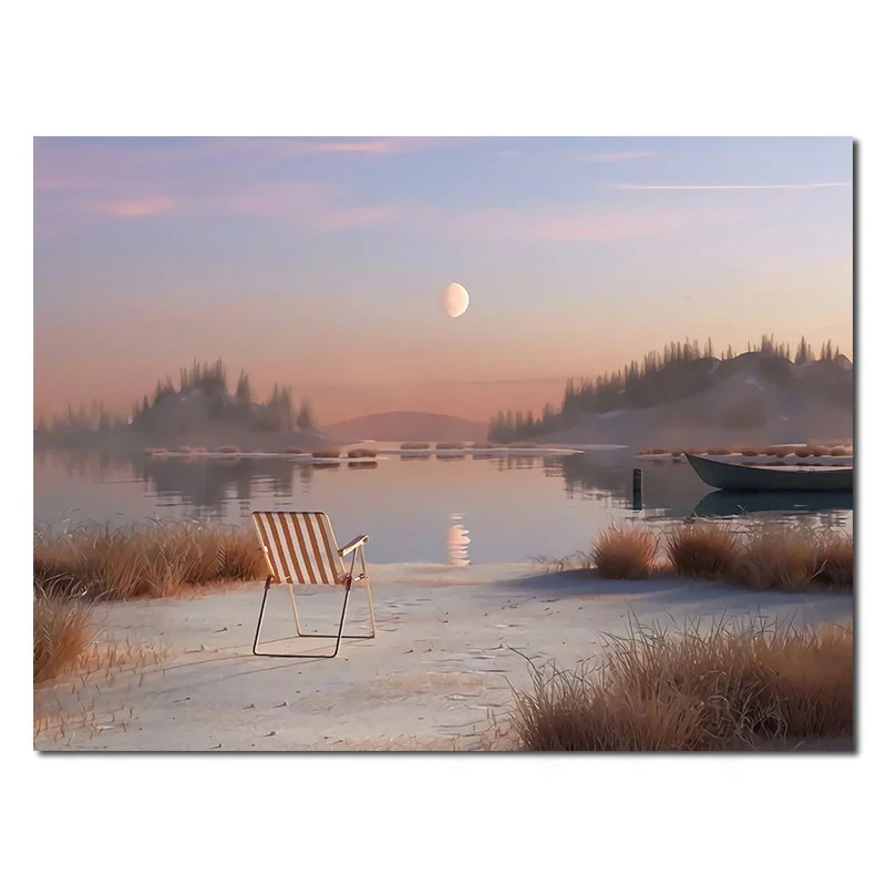 Modern Style Canvas Material Sunset View On The Lake Background Decorative Painting 1 Pc and Wall Art Living Room and Bedroom
Modern Style Canvas Material Sunset View On The Lake Background Decorative Painting 1 Pc and Wall Art Living Room and Bedroom