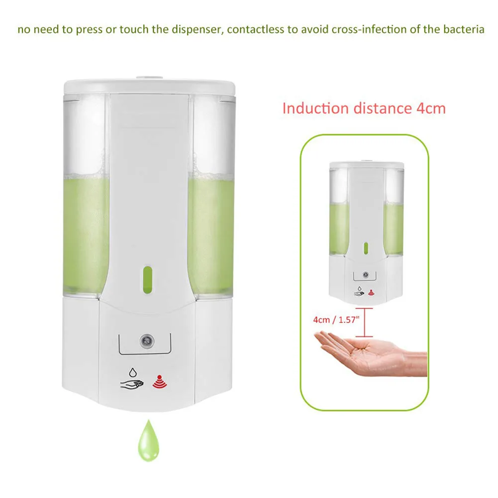 Automatic Infrared Sensor Touchless Soap Dispenser Hand Washing Device ABS Automatic Liquid Soap Dispenser for Kitchen Bathroom
Automatic Infrared Sensor Touchless Soap Dispenser Hand Washing Device ABS Automatic Liquid Soap Dispenser for Kitchen Bathroom