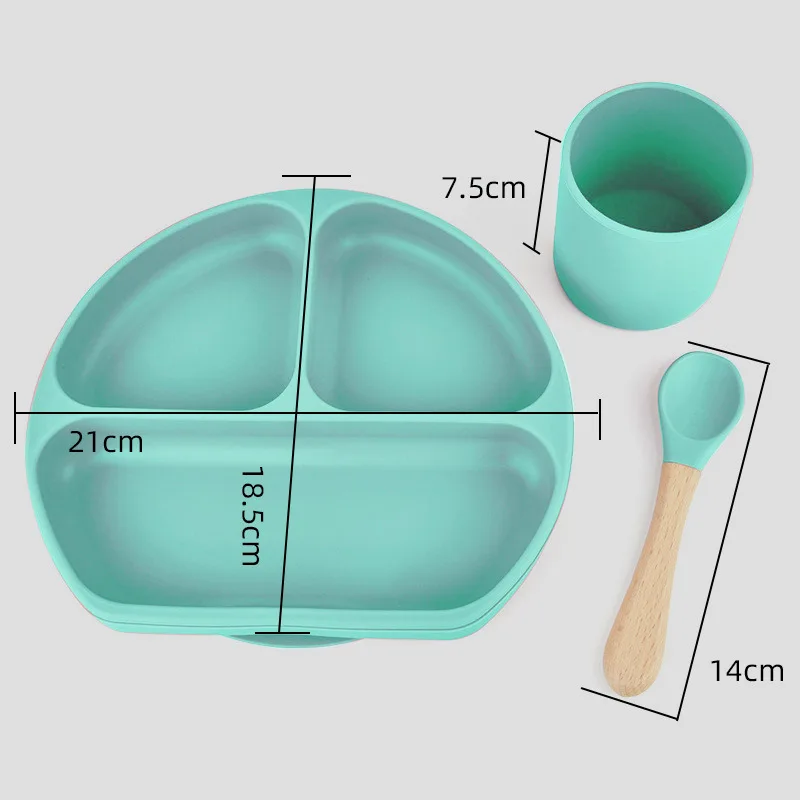 Silicone Dinner Plate Feeding Set Food Grade Baby Dinner Plate Non-slip Suction Cup Children Tableware Waterproof
Silicone Dinner Plate Feeding Set Food Grade Baby Dinner Plate Non-slip Suction Cup Children Tableware Waterproof