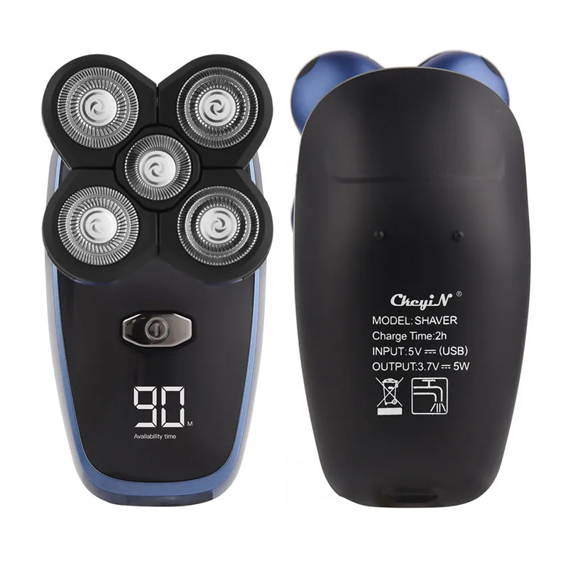 CkeyiN Electric Shaver Men 5 In 1 Beard Nose HairTrimmer 5D Floating Rotary Razor Face Care Cleaning Brush Rechargeable 
CkeyiN Electric Shaver Men 5 In 1 Beard Nose HairTrimmer 5D Floating Rotary Razor Face Care Cleaning Brush Rechargeable
